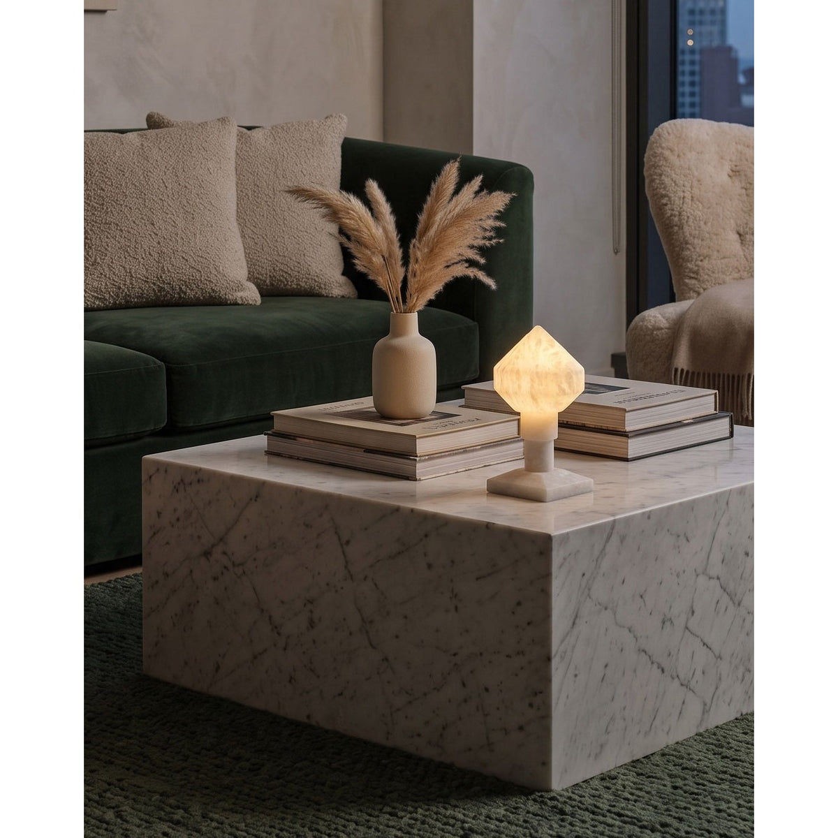 Garnwick Alabaster Table Lamp
