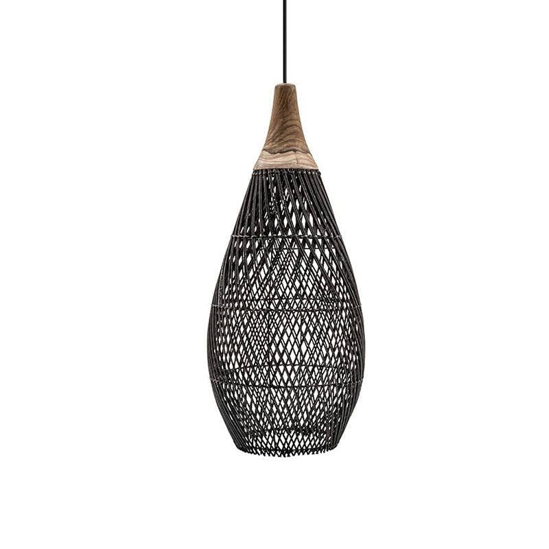 The warm glow emitted from the Mallorca Pendant Lamp at night.