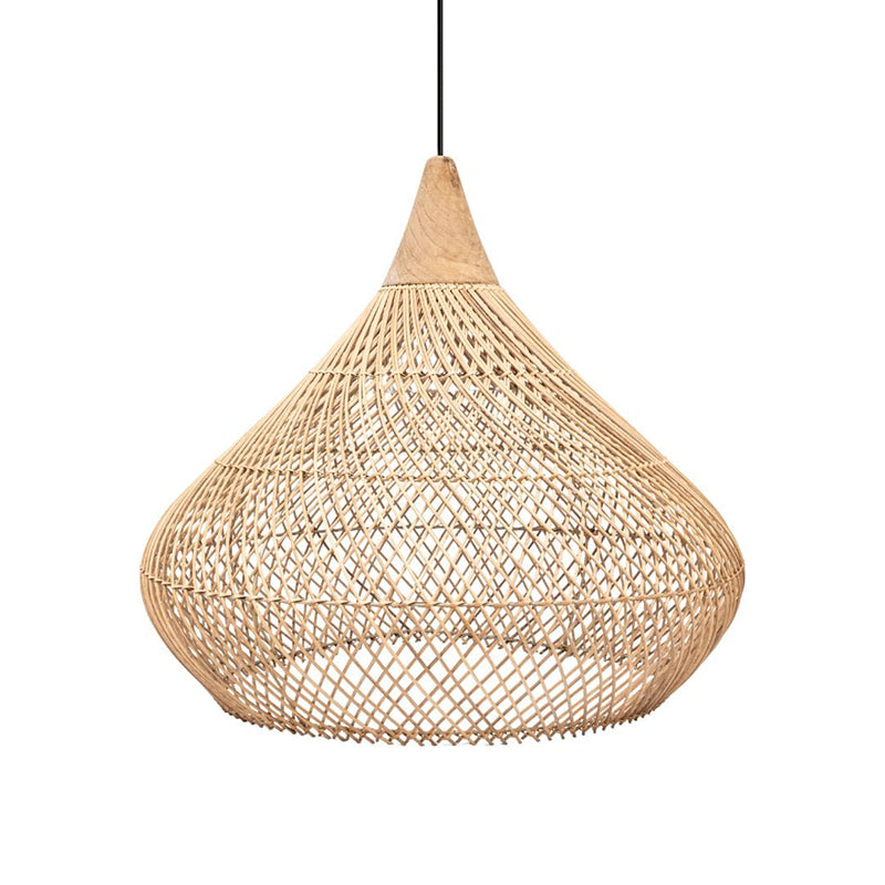 Comparison of the teardrop and elongated lamp shapes side-by-side.