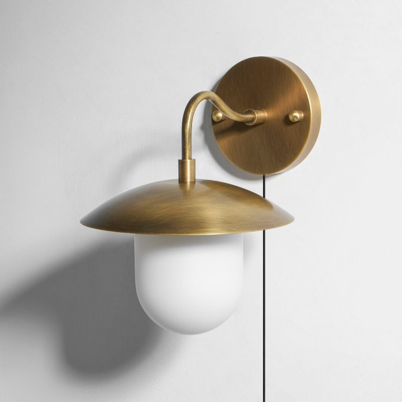 The plug-in cord and switch detail of the Marie sconce.