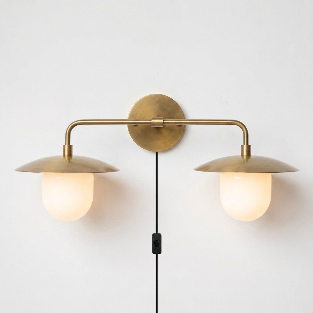 Installation hardware included with the Marie wall sconce.