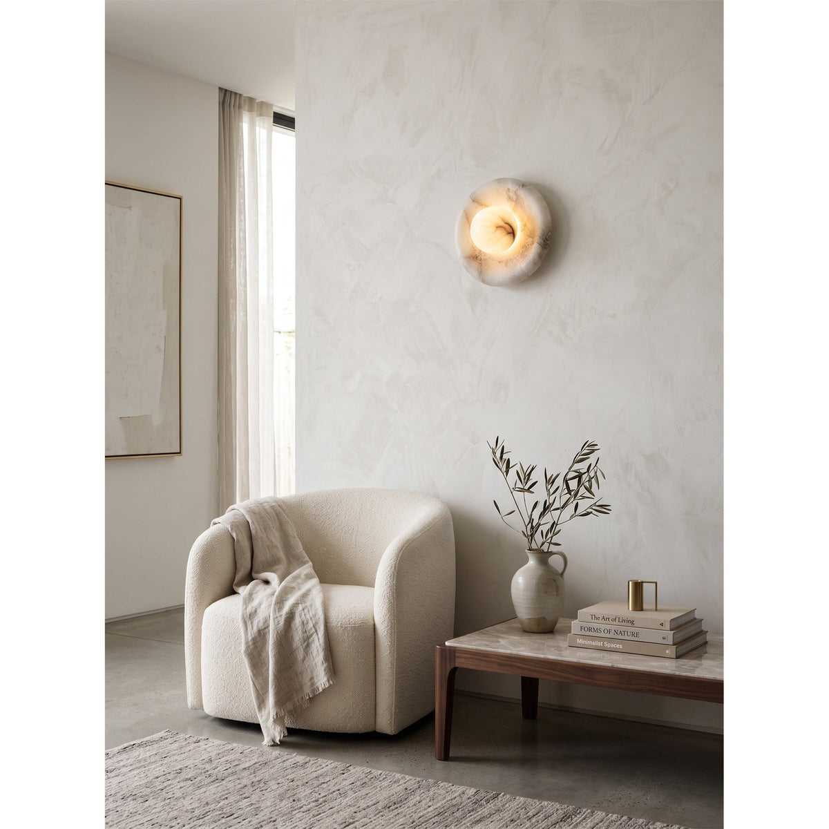 Darrowmere Spain Alabaster Wall Sconce