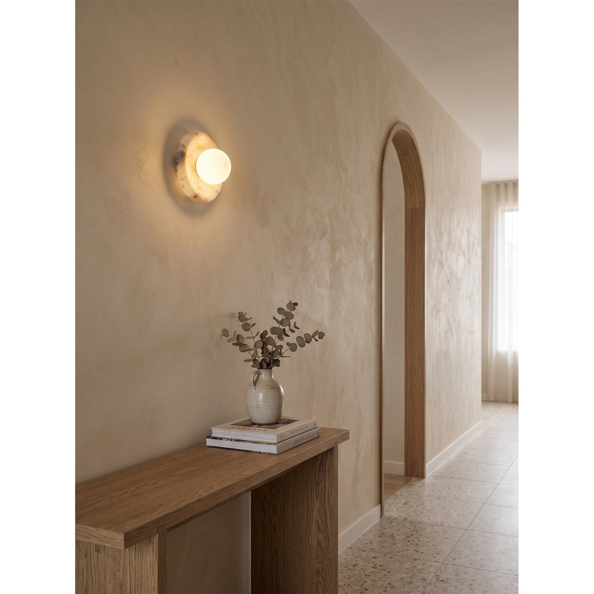 Darrowmere Spain Alabaster Wall Sconce