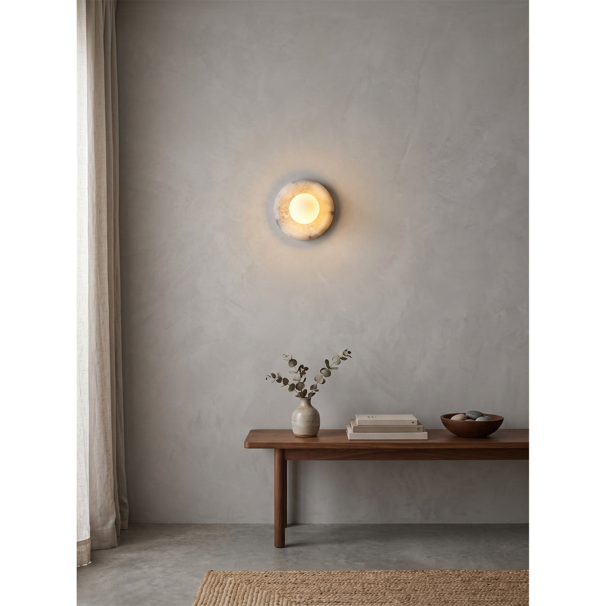 Darrowmere Spain Alabaster Wall Sconce