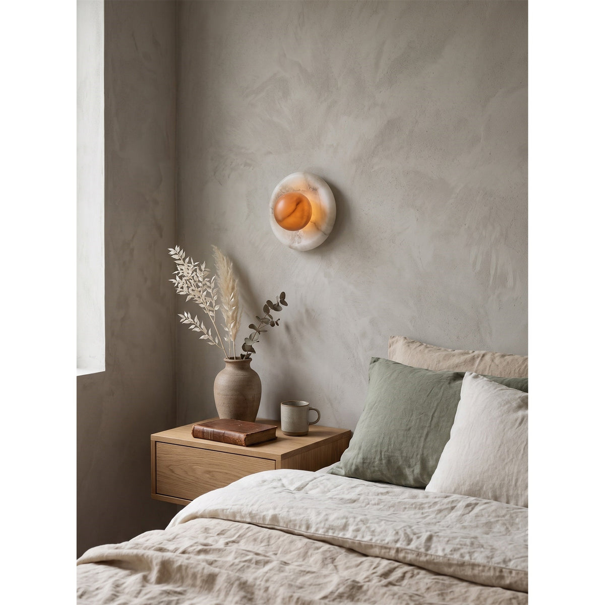 Darrowmere Spain Alabaster Wall Sconce