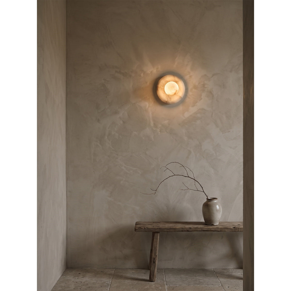 Darrowmere Spain Alabaster Wall Sconce