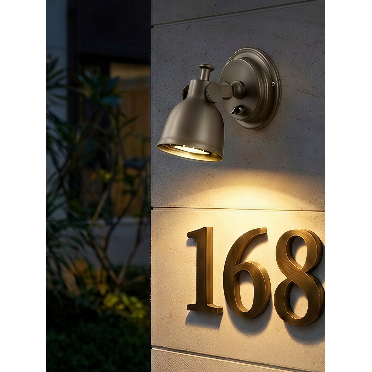 Orwell Wall Sconce's backplate and mounting hardware.
