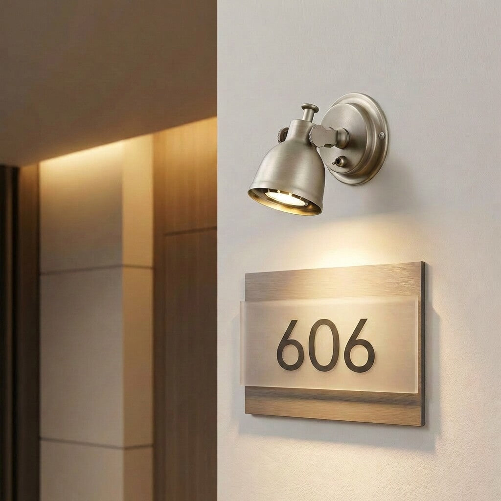Lifestyle image featuring the Orwell Wall Sconce in a modern farmhouse living room.