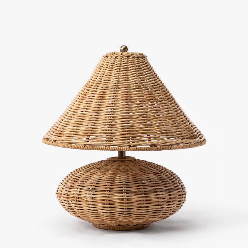 Angled view of the Palmetto Table Lamp against a neutral background.