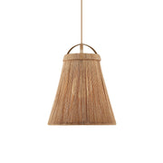 Parnell Pendant Lamp in brown finish.