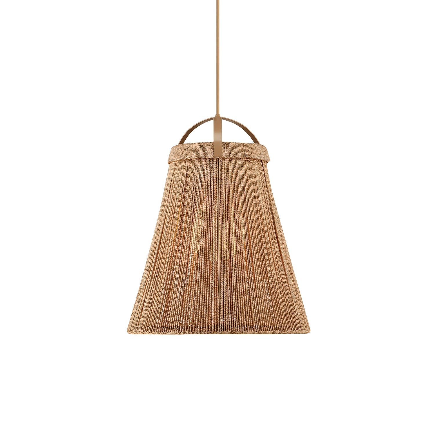 Parnell Pendant Lamp in brown finish.