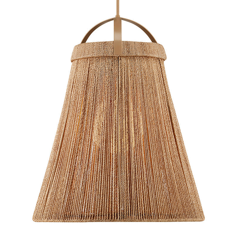Lifestyle image showing the lamp in a California casual style home.