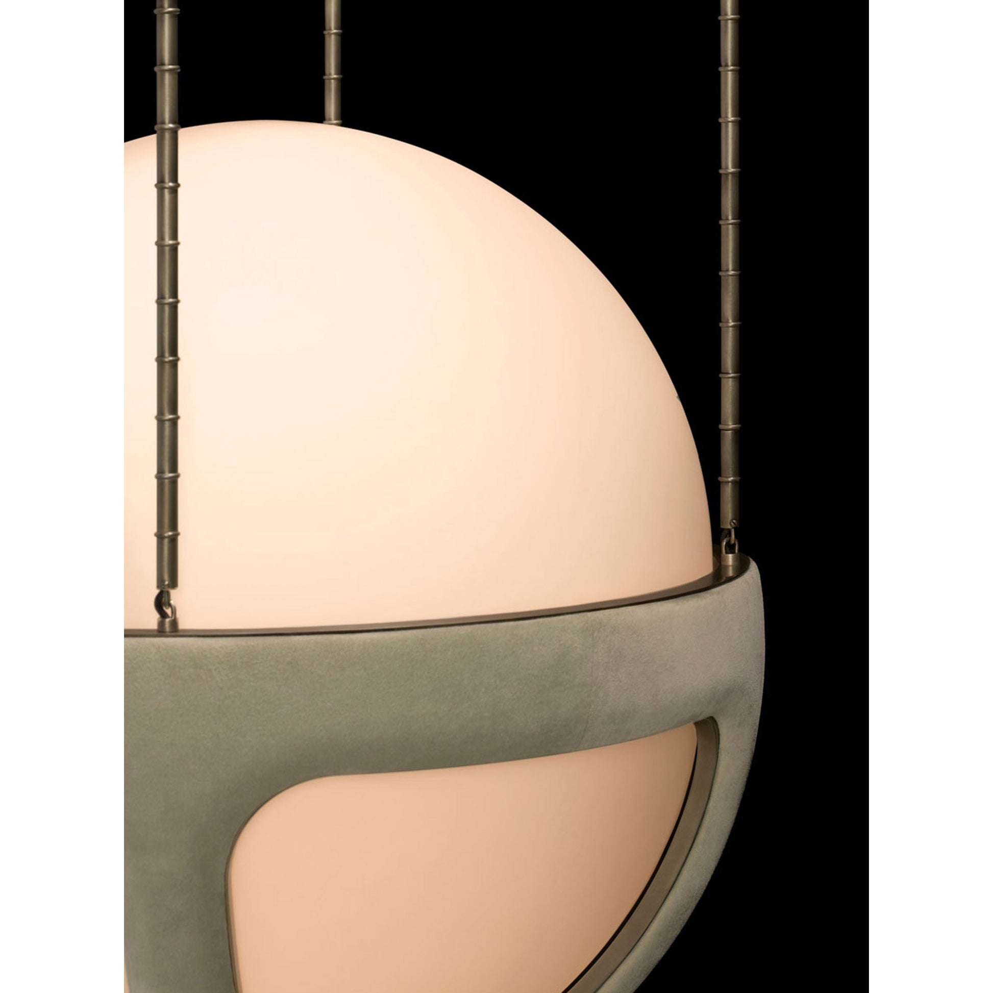 Another lifestyle view of the pendant in a styled living space.