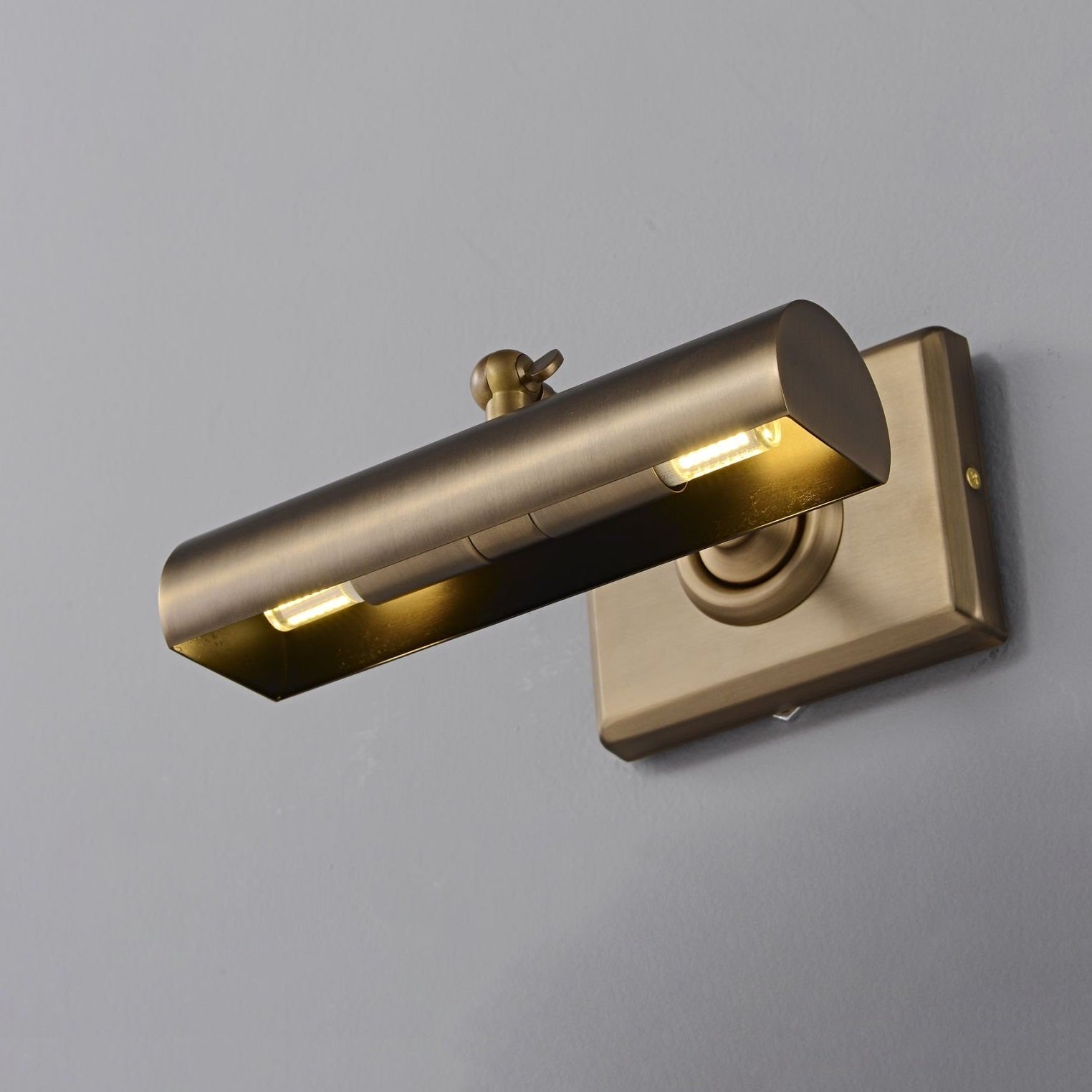 Another angled view showcasing the depth and design of the sconce.