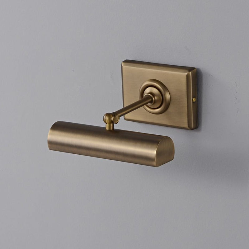 Top-down view of the Steamer Wall Sconce, showing its two heads.