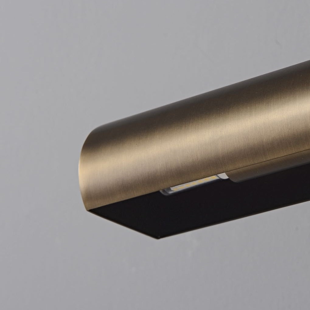 Close-up on the texture of the antique bronze finish.