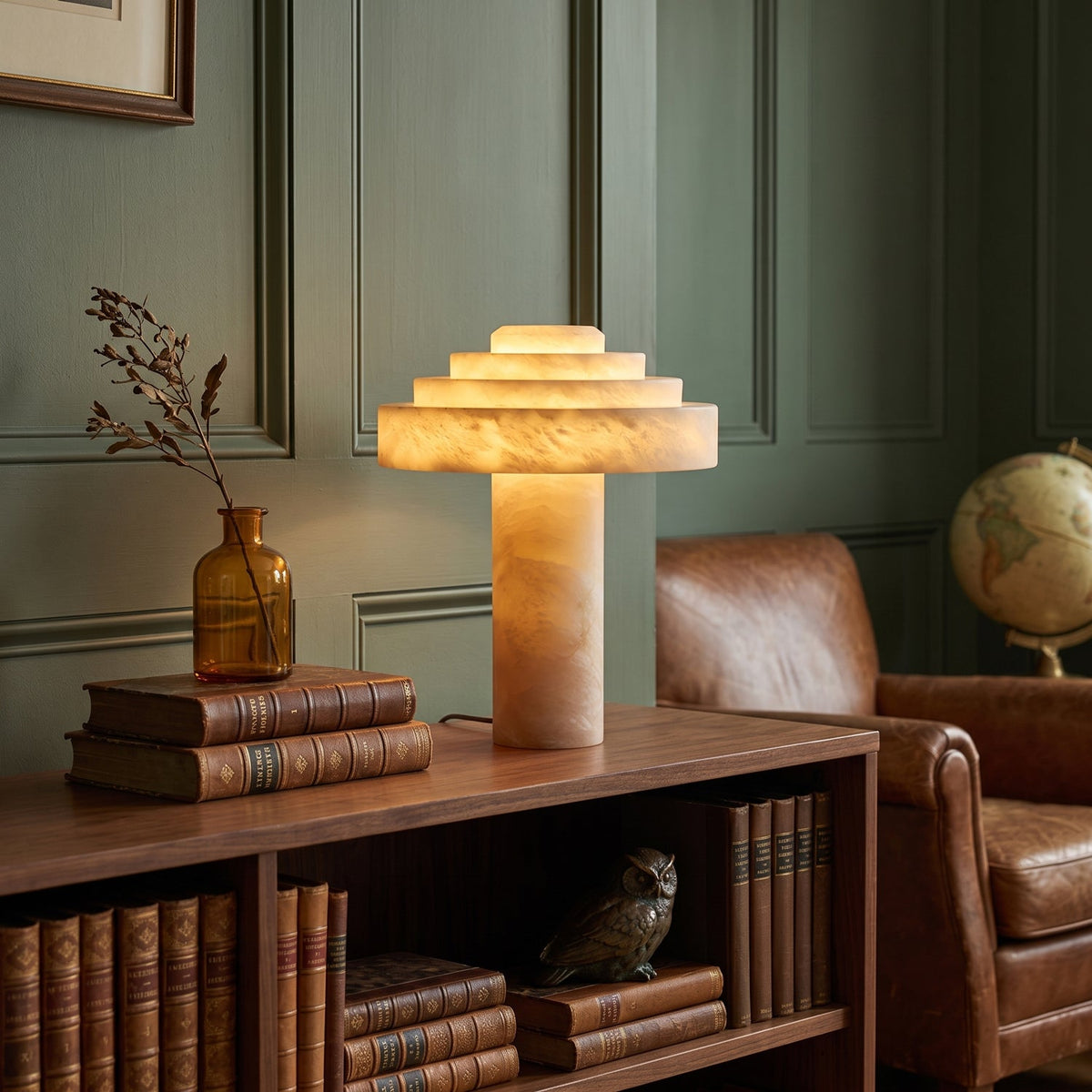 Jarrowmere Alabaster Table Lamp
