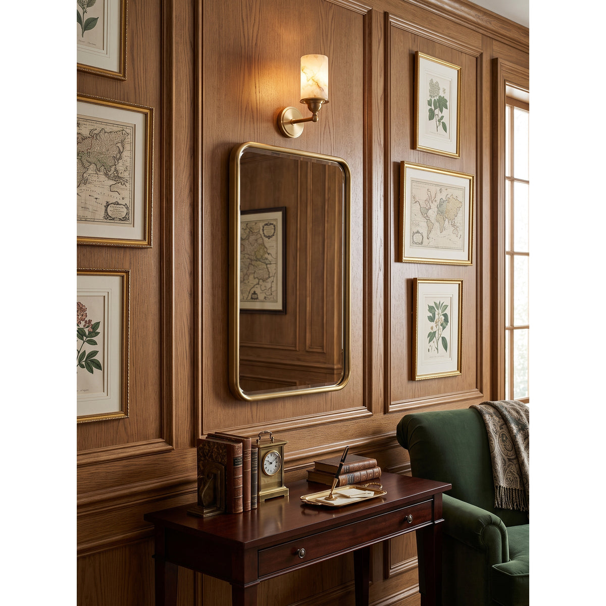 Stratton Alabaster Wall Sconce