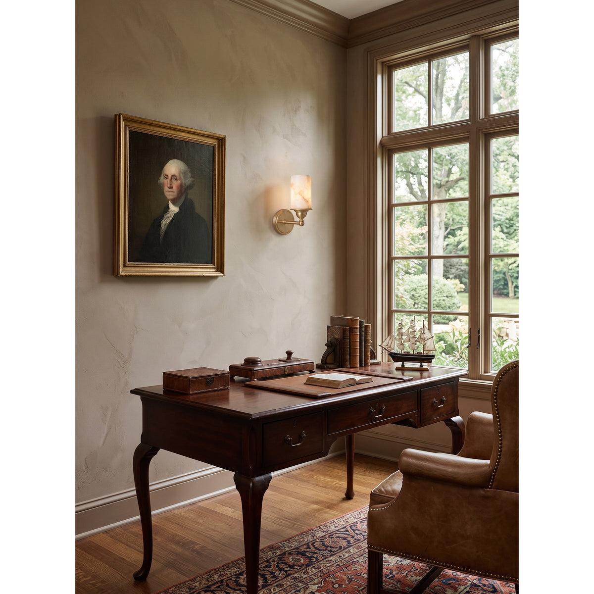 Stratton Alabaster Wall Sconce