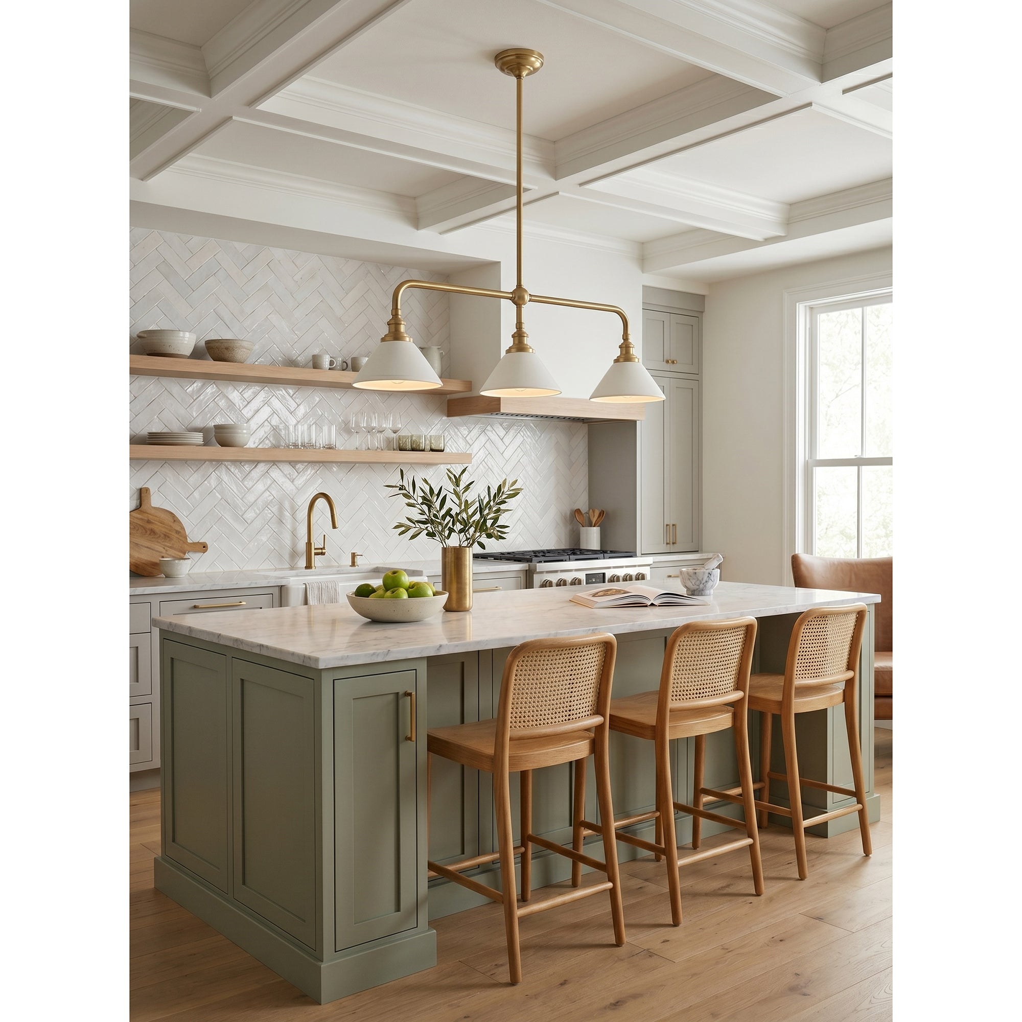 Neya Brass Elegance Chandelier