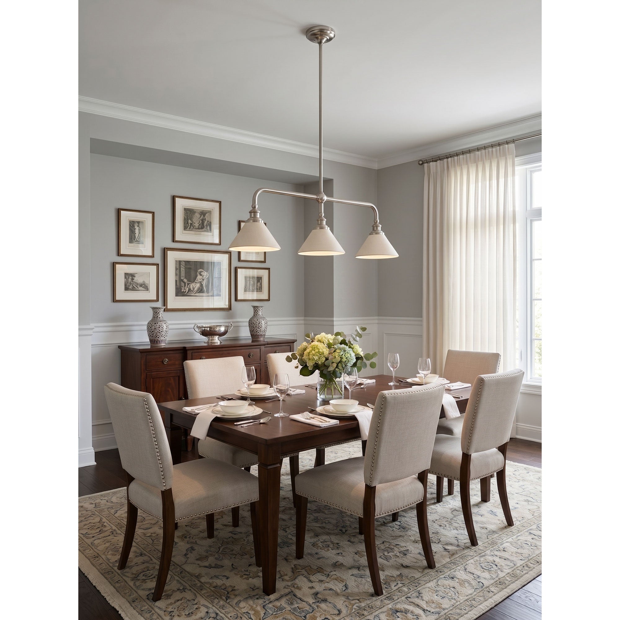 Neya Brass Elegance Chandelier