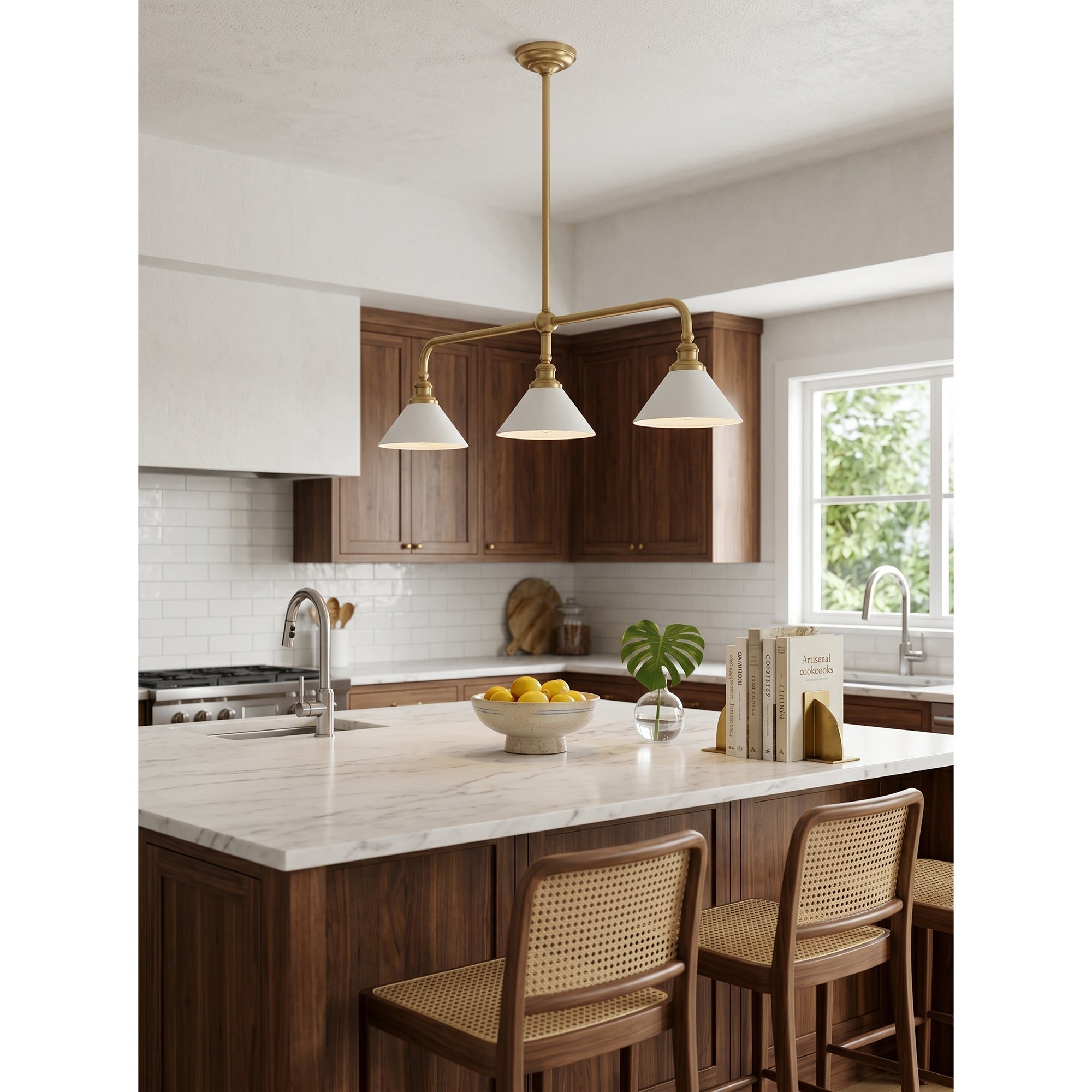 Neya Brass Elegance Chandelier