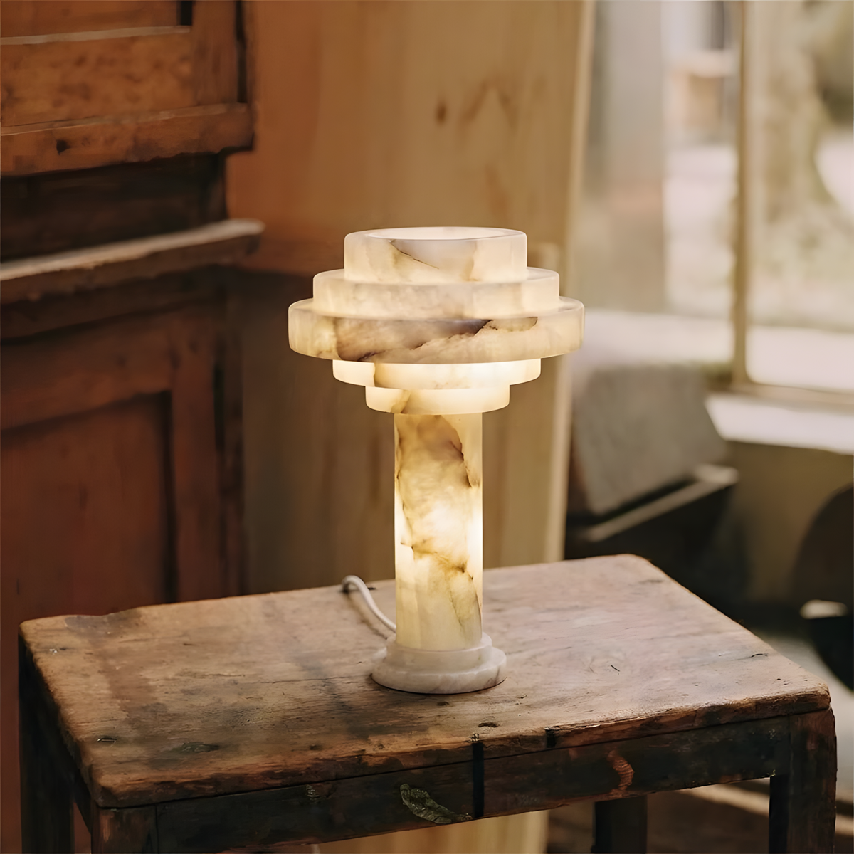 Kenwick Alabaster Table Lamp