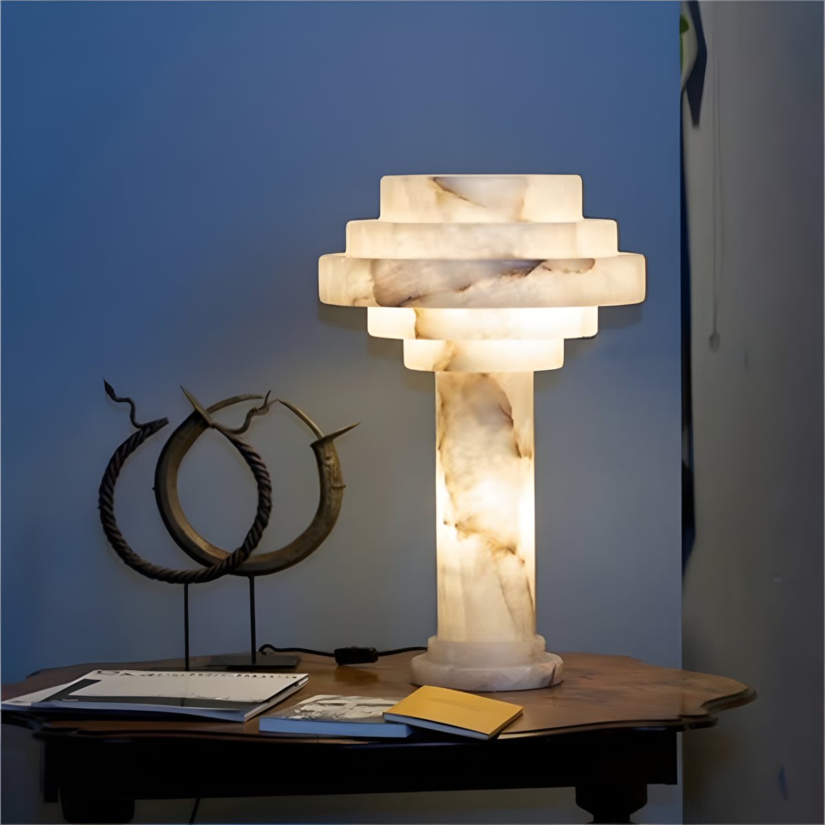 Kenwick Alabaster Table Lamp