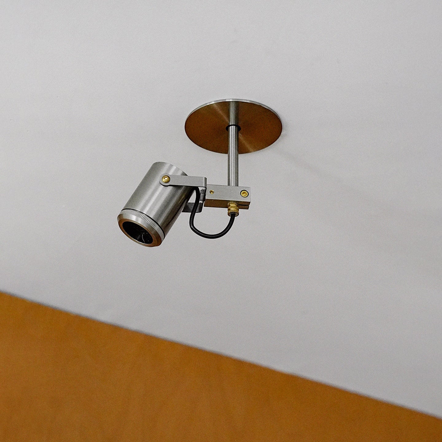 Top-down view of the Triton LED Flush Mount.
