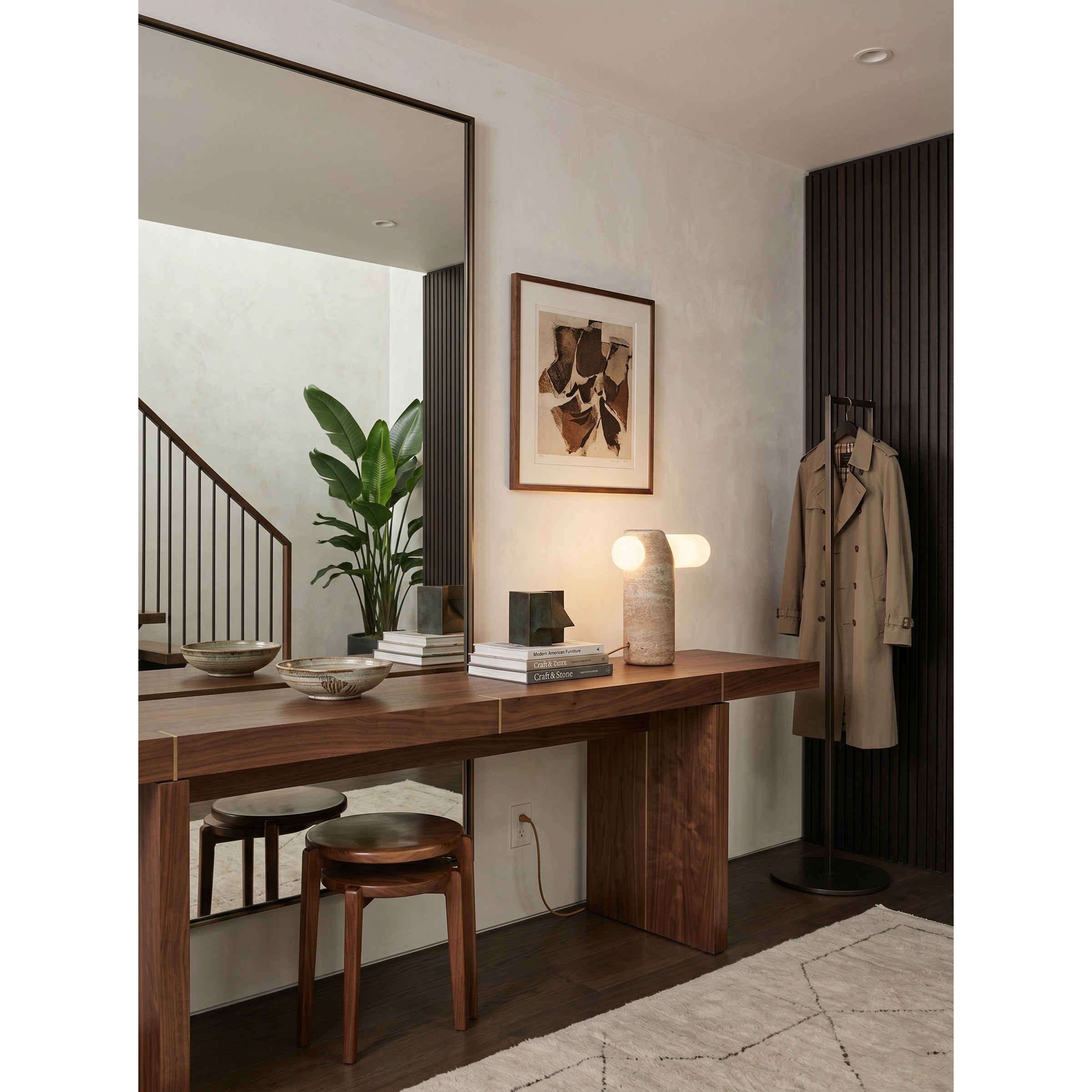 Angled view highlighting the lamp's architectural form.