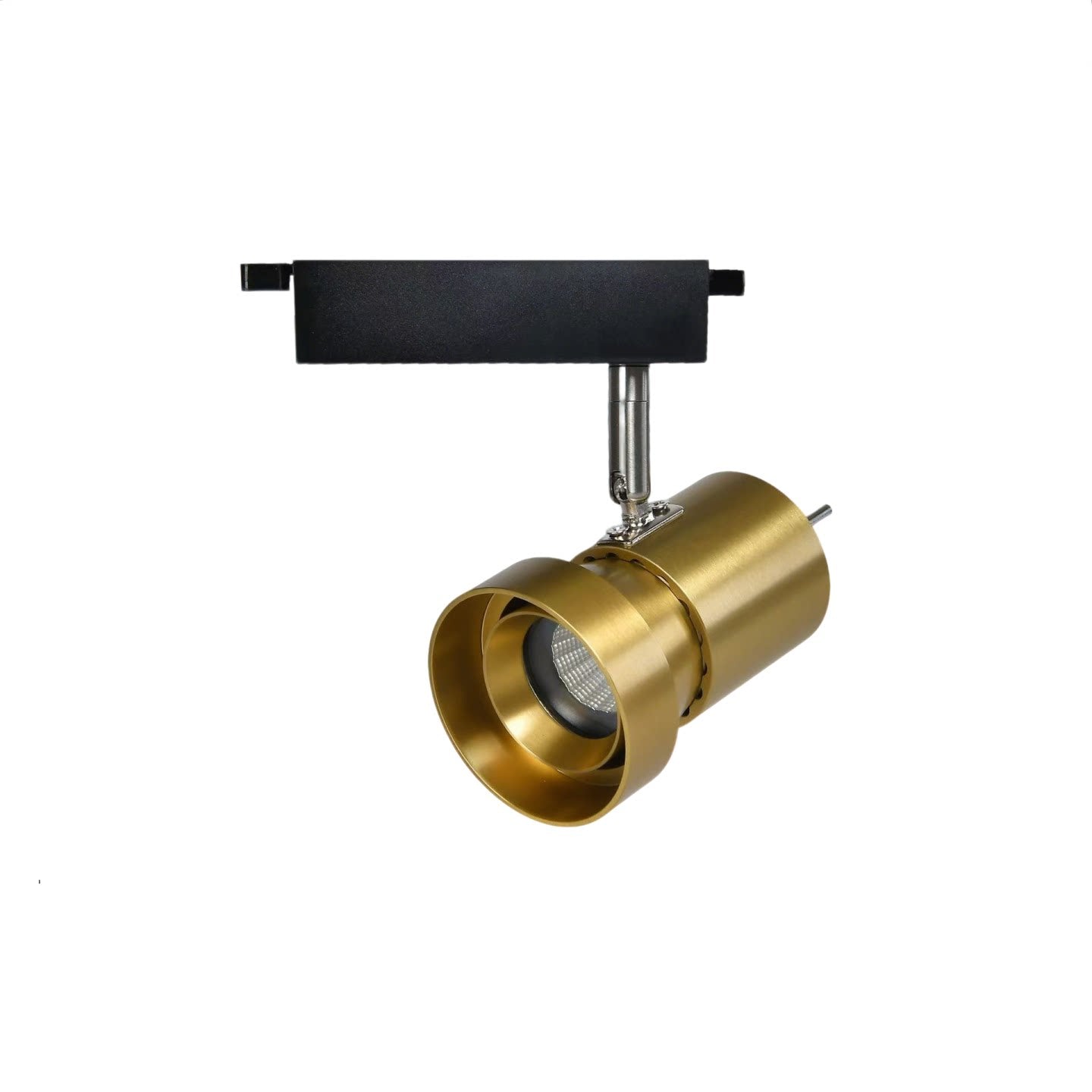 The track light system in a retail showroom setting.