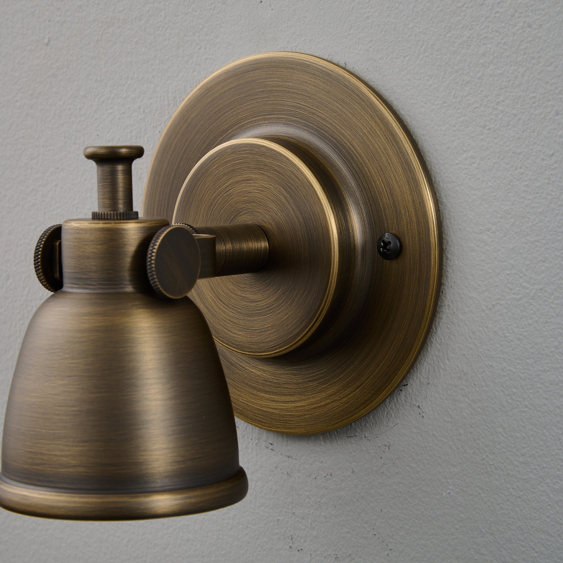 Waldo Wall Sconce shown with a compatible GU10 bulb (not included).