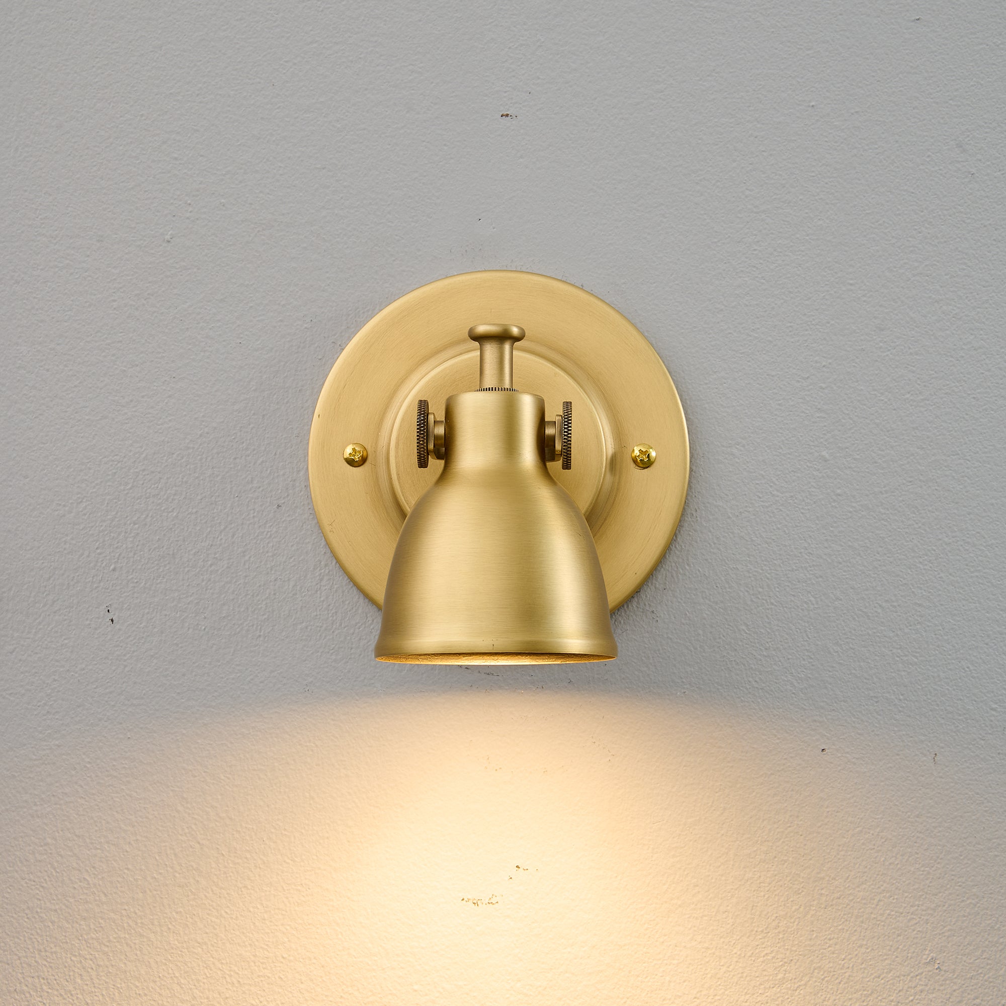 Comparison shot of the antique bronze and brass finishes.