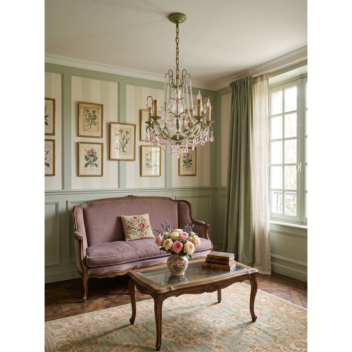 Calderleigh Park Crystal Chandelier