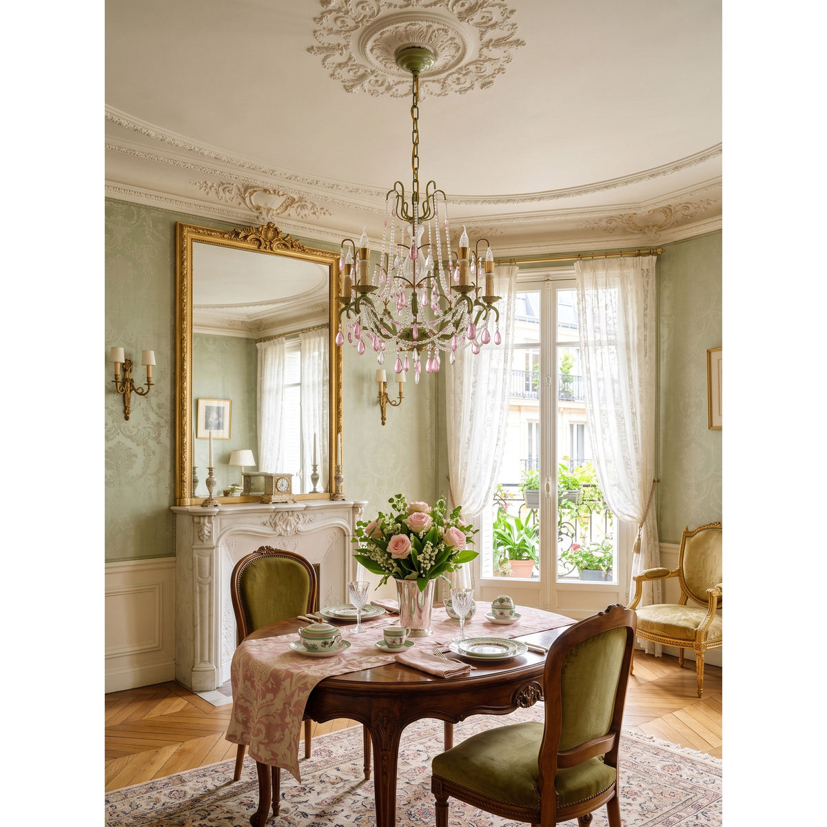 Calderleigh Park Crystal Chandelier