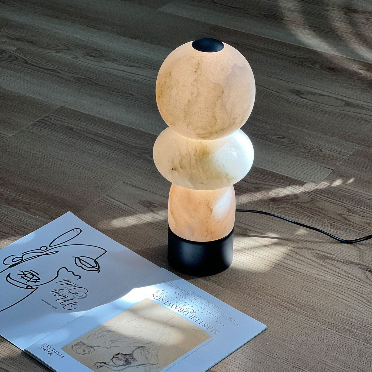 Fallowmere Stacked Orb Table Lamp
