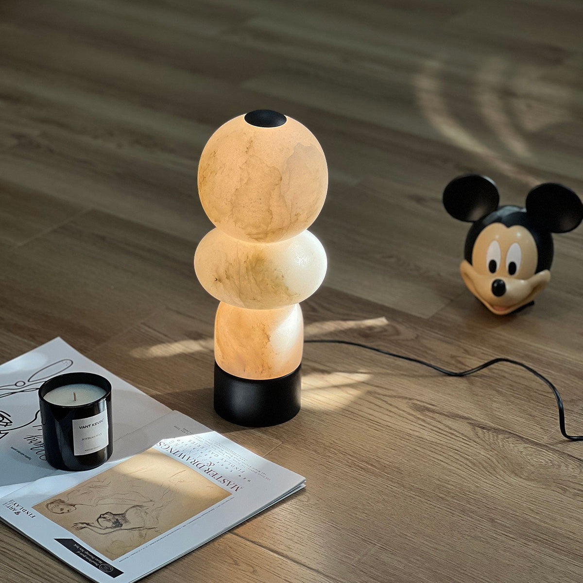 Fallowmere Stacked Orb Table Lamp