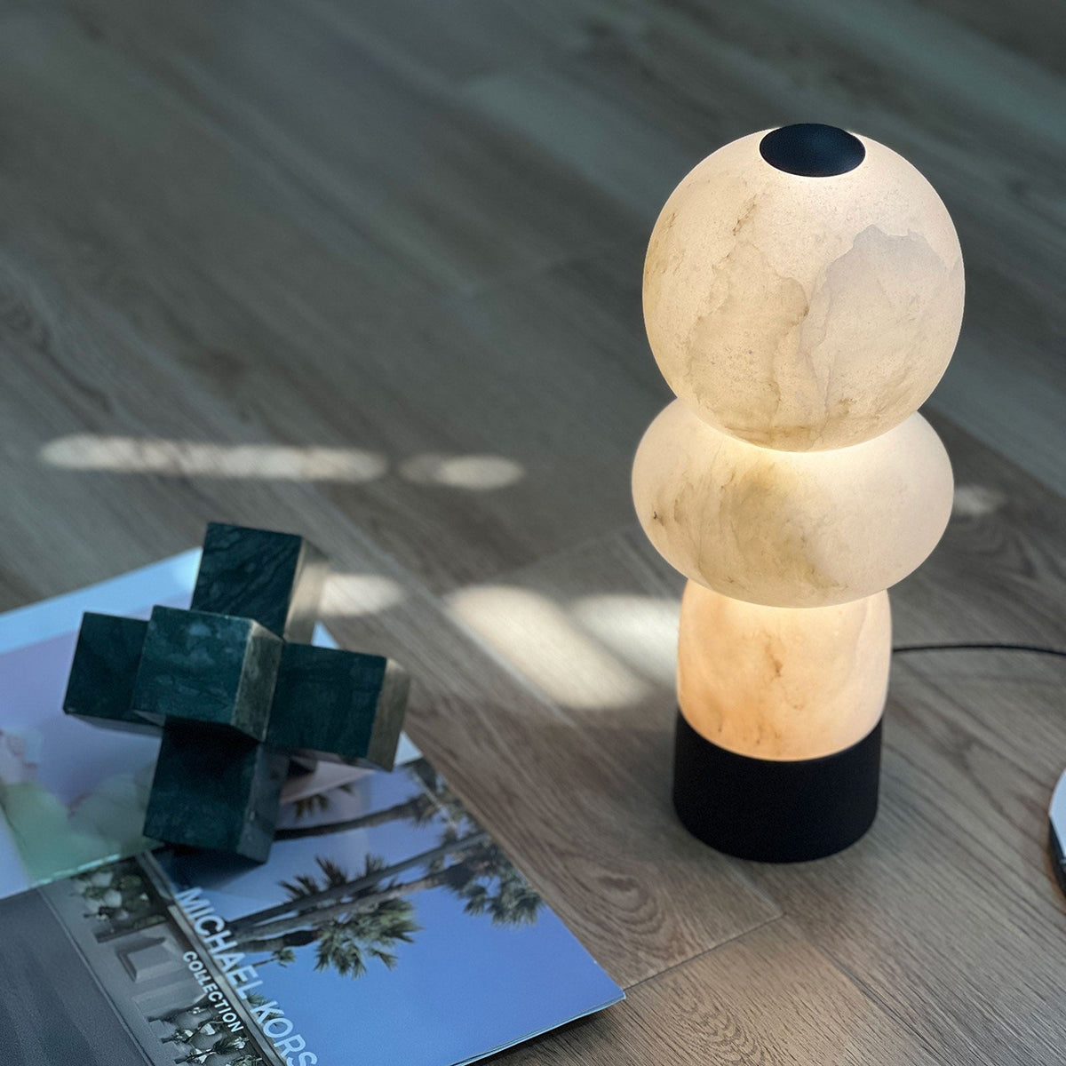 Fallowmere Stacked Orb Table Lamp