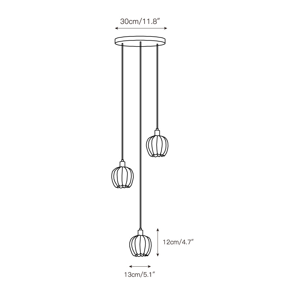 The chandelier shown in a double-height grand entryway.