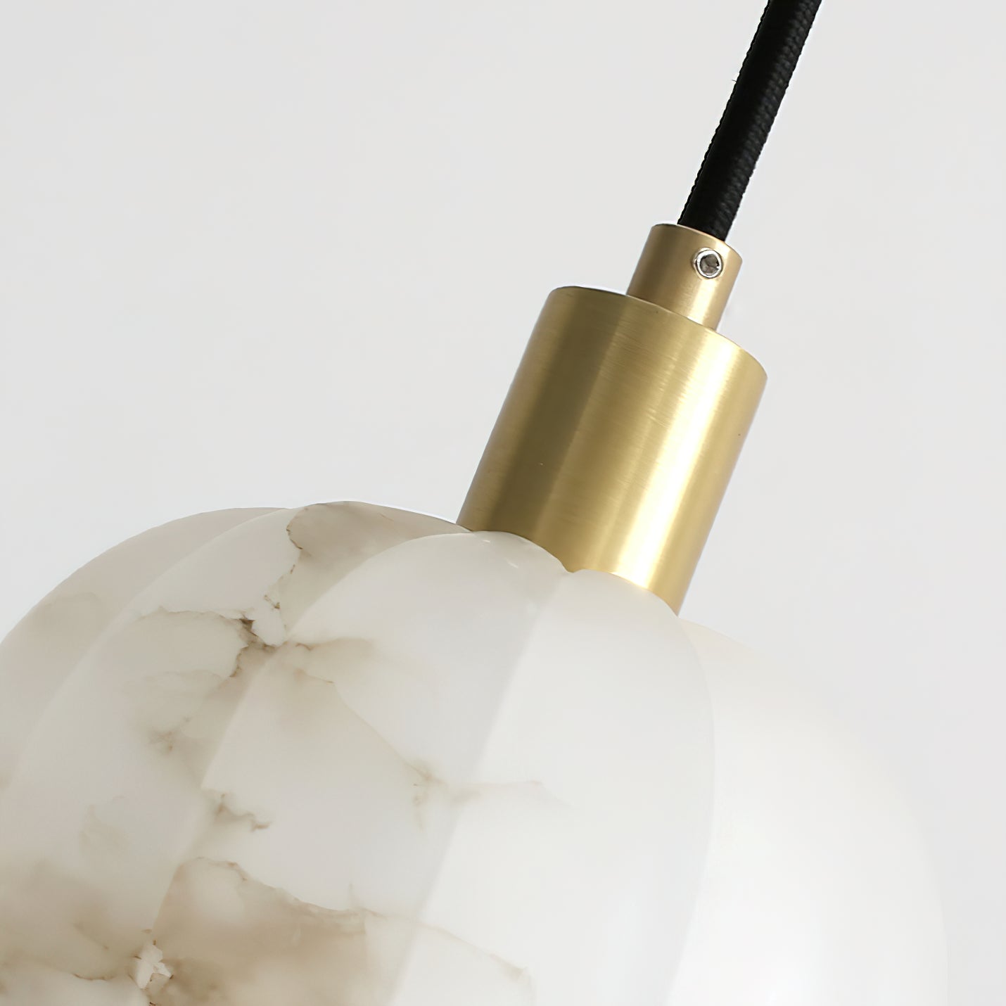 The 2-head version of the Lilin Alabaster Chandelier.