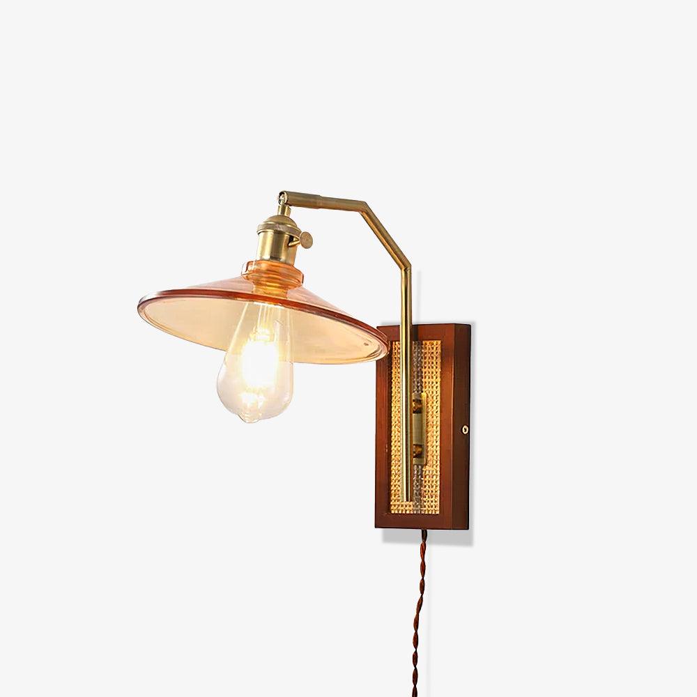 Brix Premium Nordic Art Glass Bamboo Wall Lamp-Neutral Decor