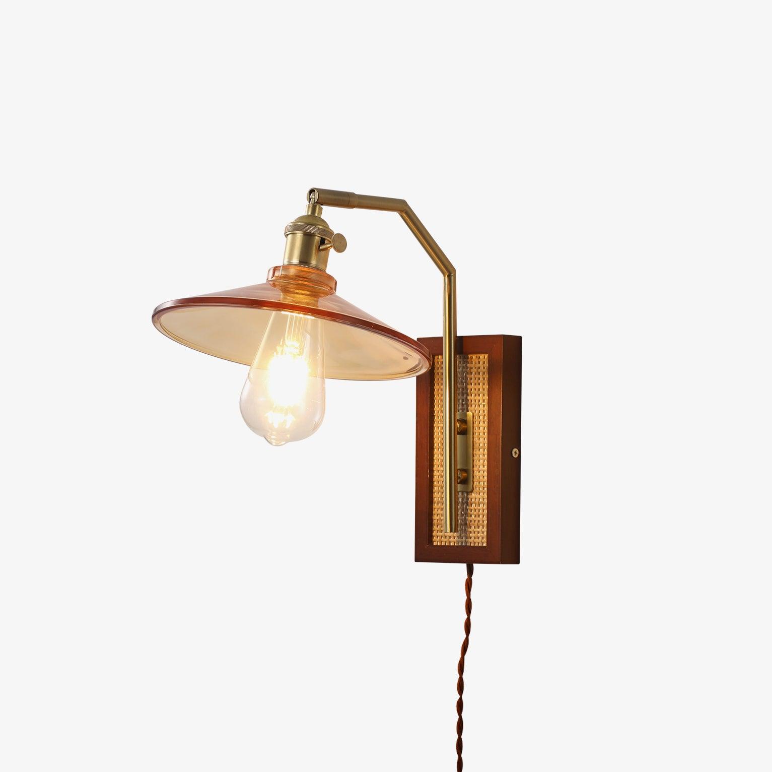 Brix Premium Nordic Art Glass Bamboo Wall Lamp-Neutral Decor