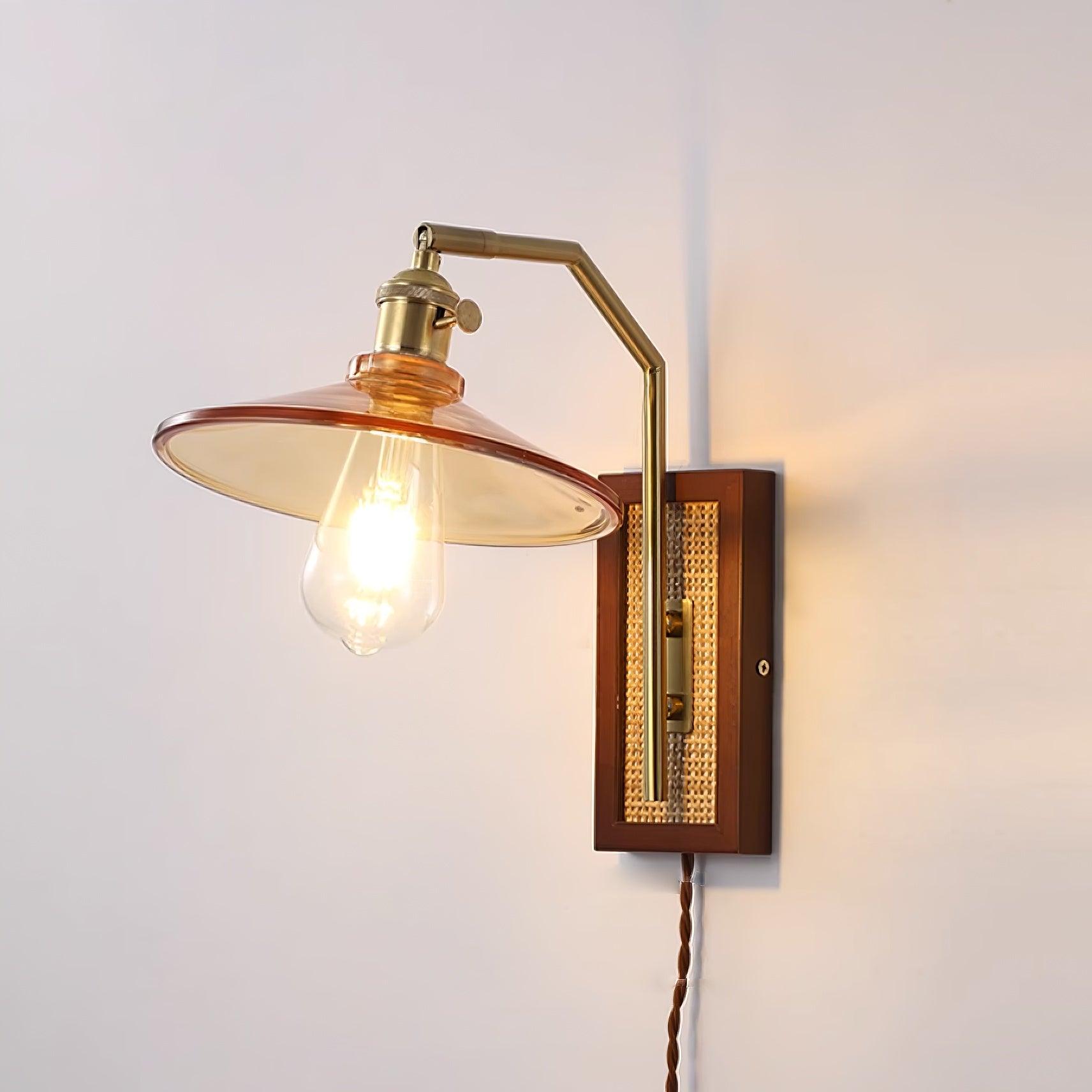 Brix Premium Nordic Art Glass Bamboo Wall Lamp-Neutral Decor