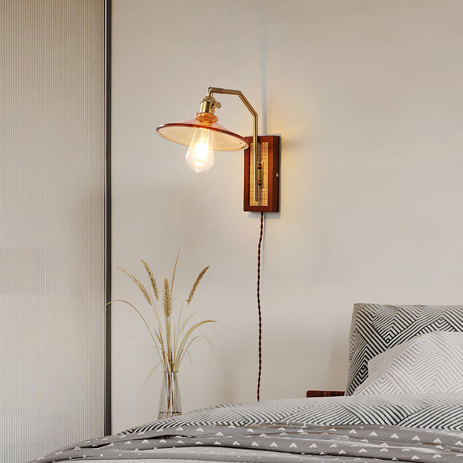 Brix Premium Nordic Art Glass Bamboo Wall Lamp-Neutral Decor