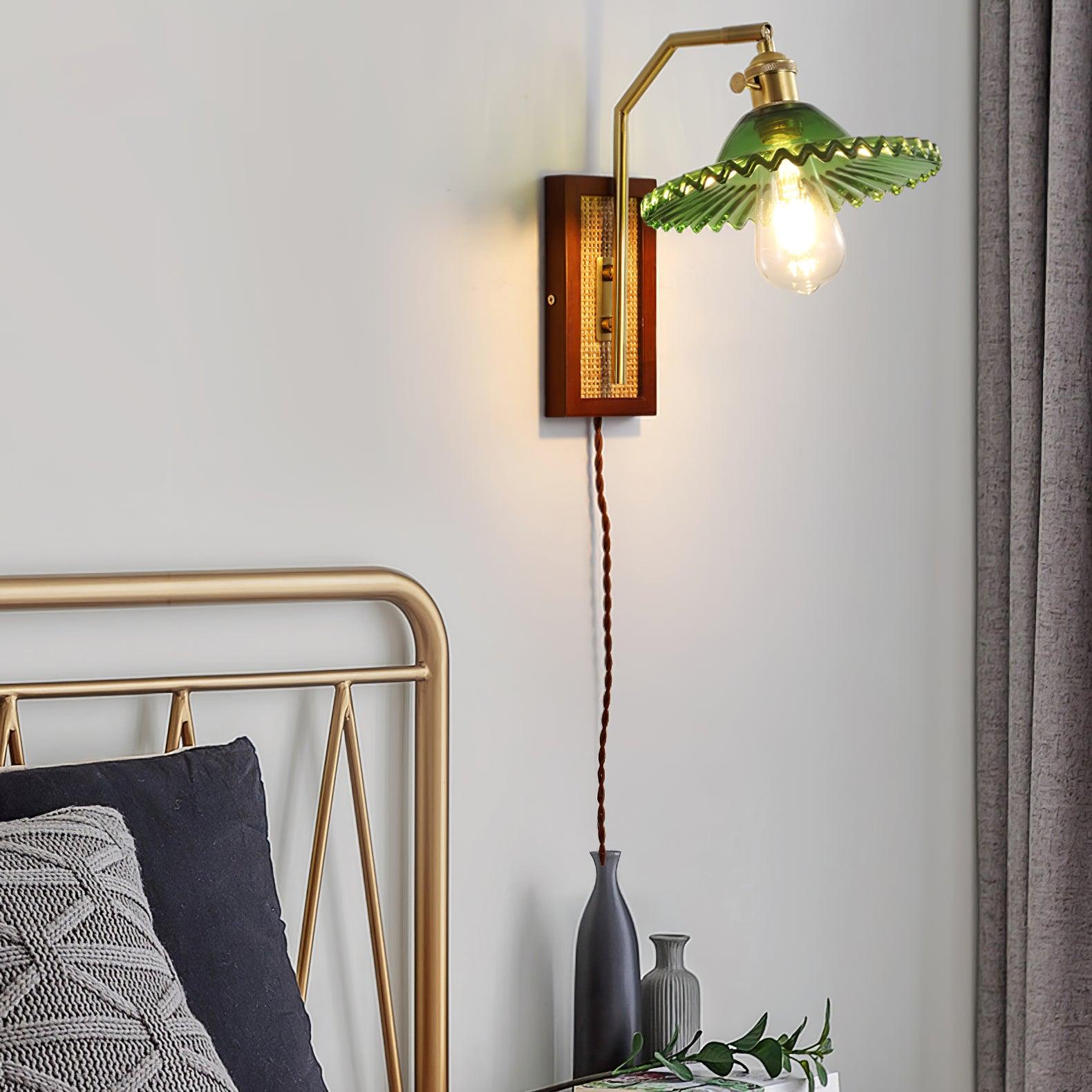 Brix Premium Nordic Art Glass Bamboo Wall Lamp-Neutral Decor