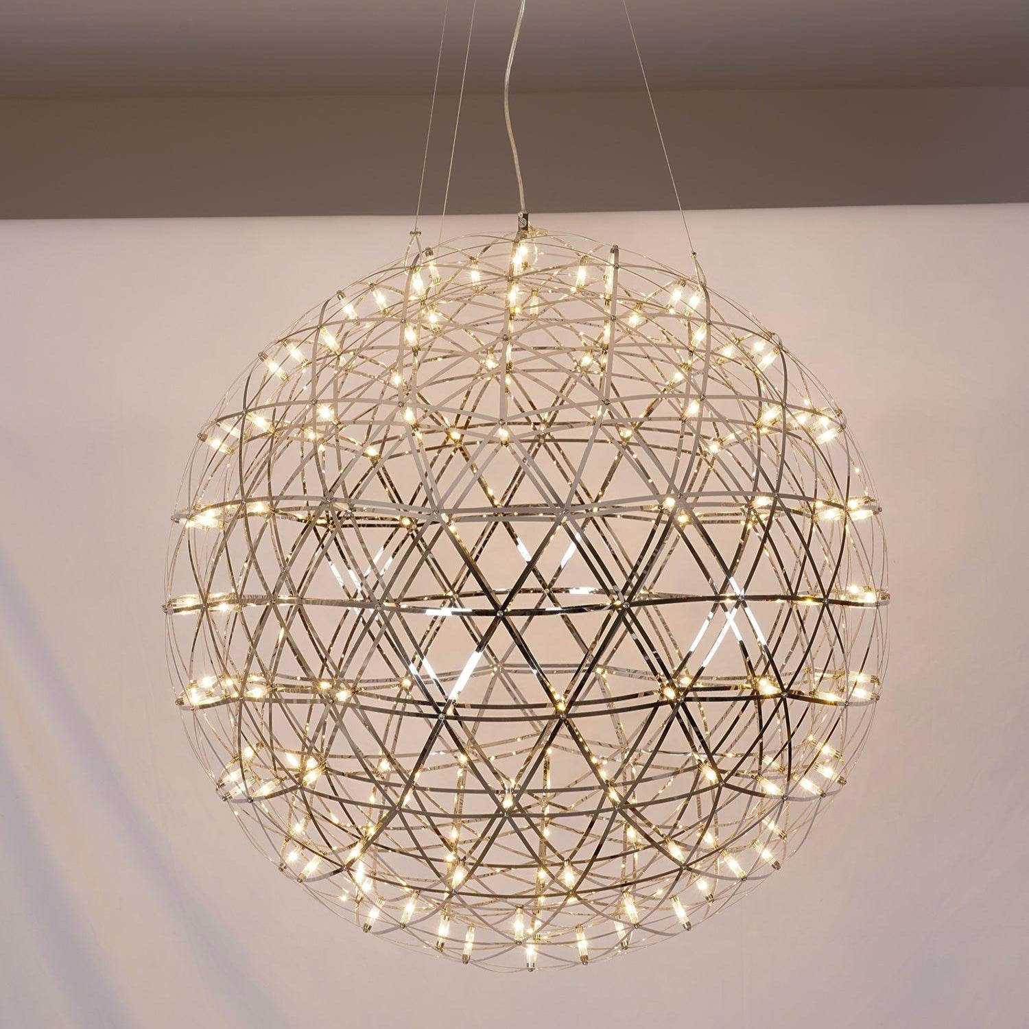 Gold Spark Ball Pendant Light-Neutral Decor