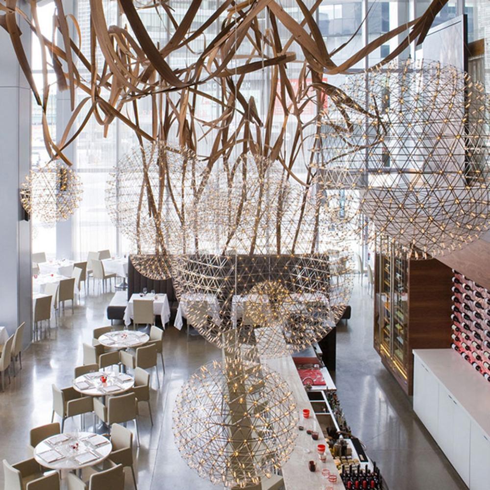 Silver Spark Ball Pendant Light-Neutral Decor