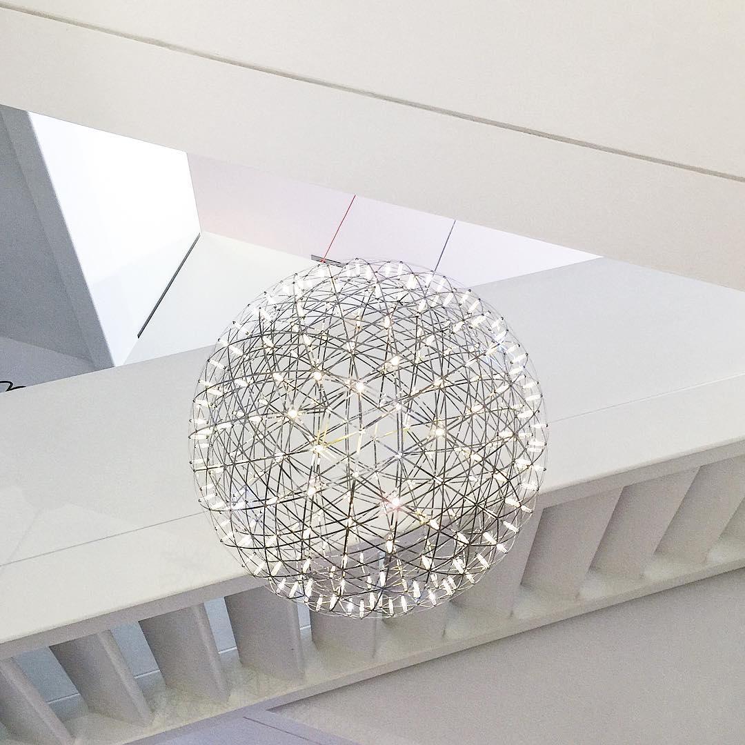Silver Spark Ball Pendant Light-Neutral Decor