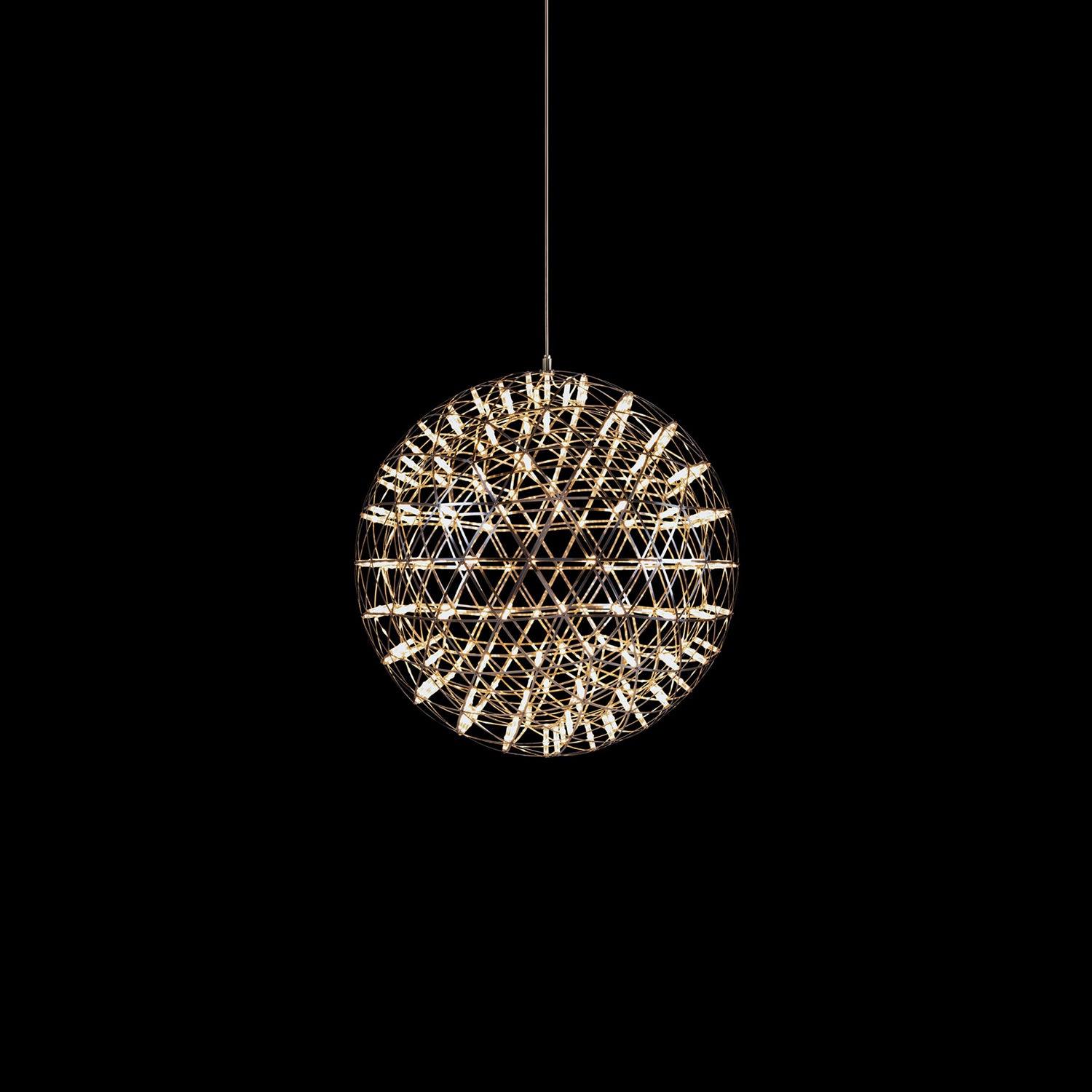 Gold Spark Ball Pendant Light-Neutral Decor