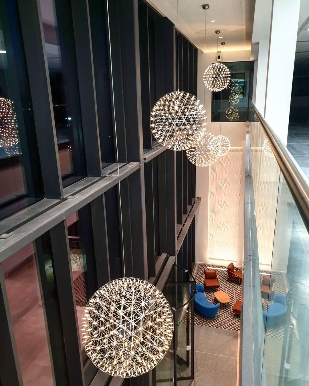 Silver Spark Ball Pendant Light-Neutral Decor